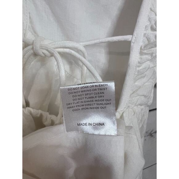 SABO Nwt Dress Size XS White Buttons Cute Flirty - Picture 2 of 6